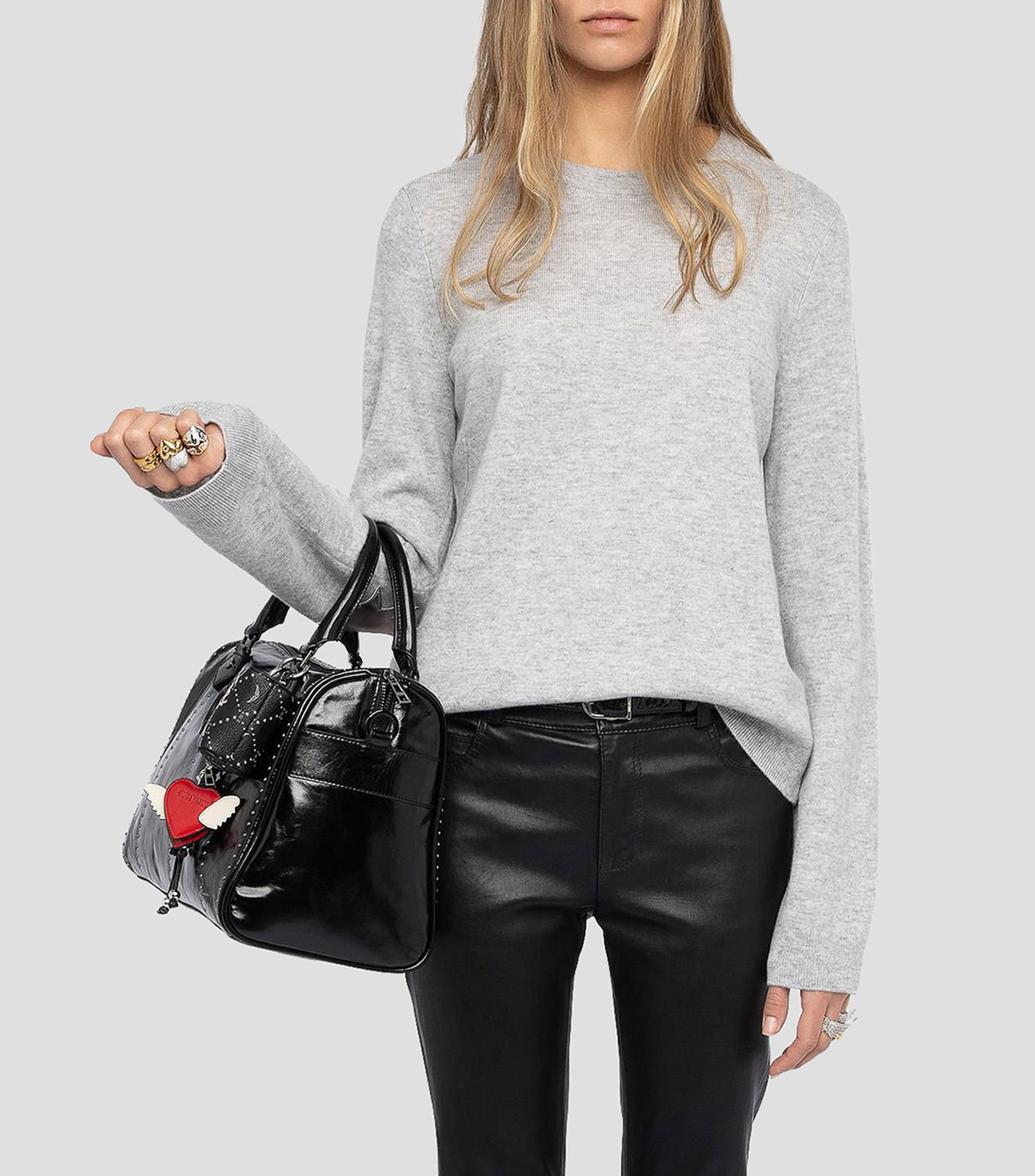 Suéter cuello redondo Mujer